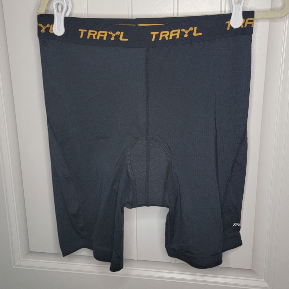 Trayl Padded Bikers Shorts, Men's Large, Black NWT